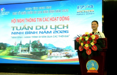 Hội nghị thông tin hoạt động Tuần Du lịch Ninh Bình năm 2026